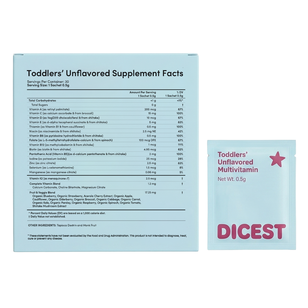 Toddlers' Essential Unflavored Multivitamin